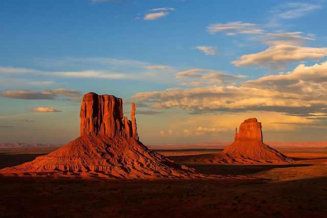 The Mittens at Sunset